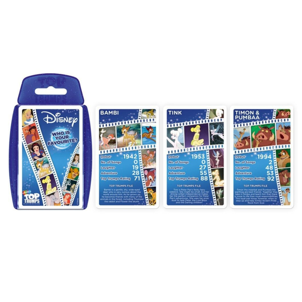 Top Trumps Disney Card Game