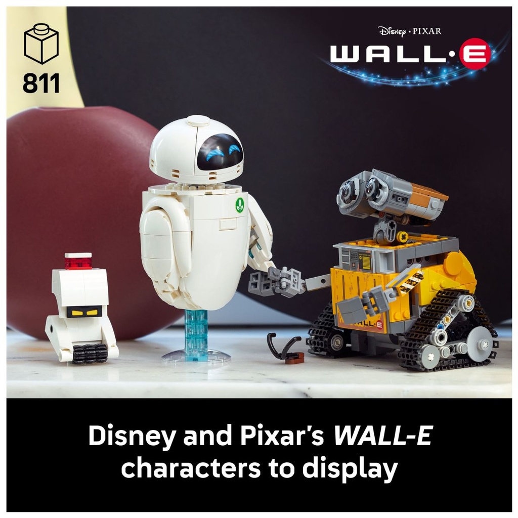 LEGO 43279 Disney and Pixar WALL-E and EVE