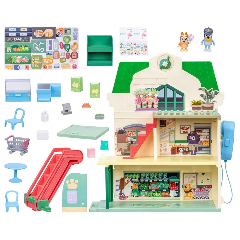 Bluey Let's Play Chef Supermarket Playset