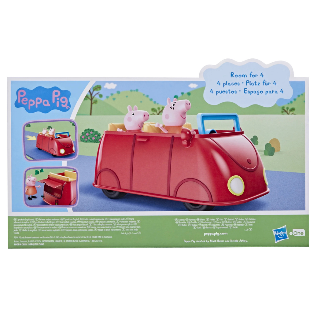 Peppa Pig  Adventures Family Red Car