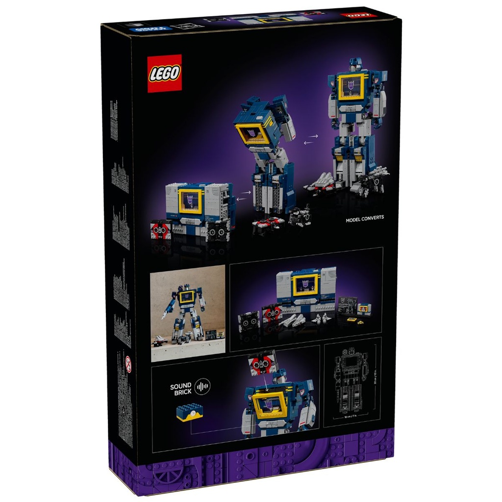LEGO 10358 Icons Transformers Soundwave