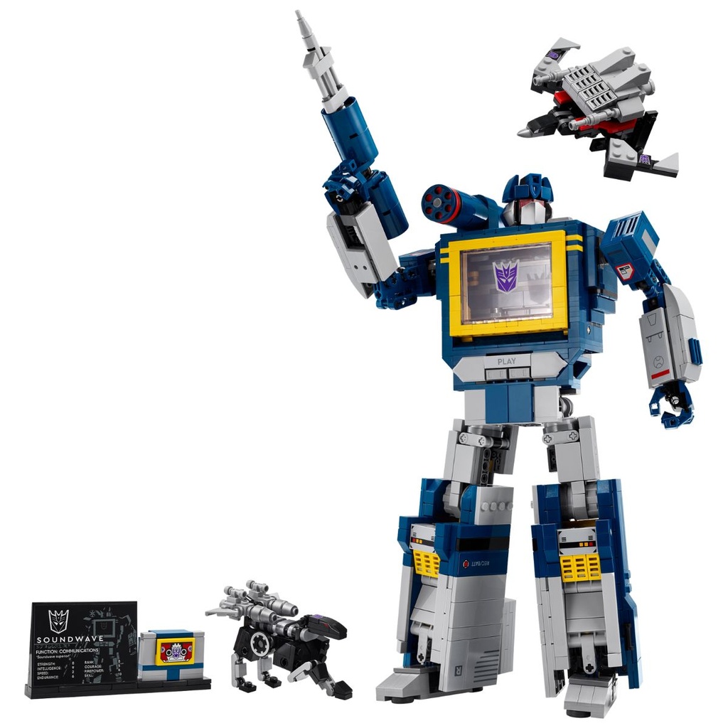 LEGO 10358 Icons Transformers Soundwave