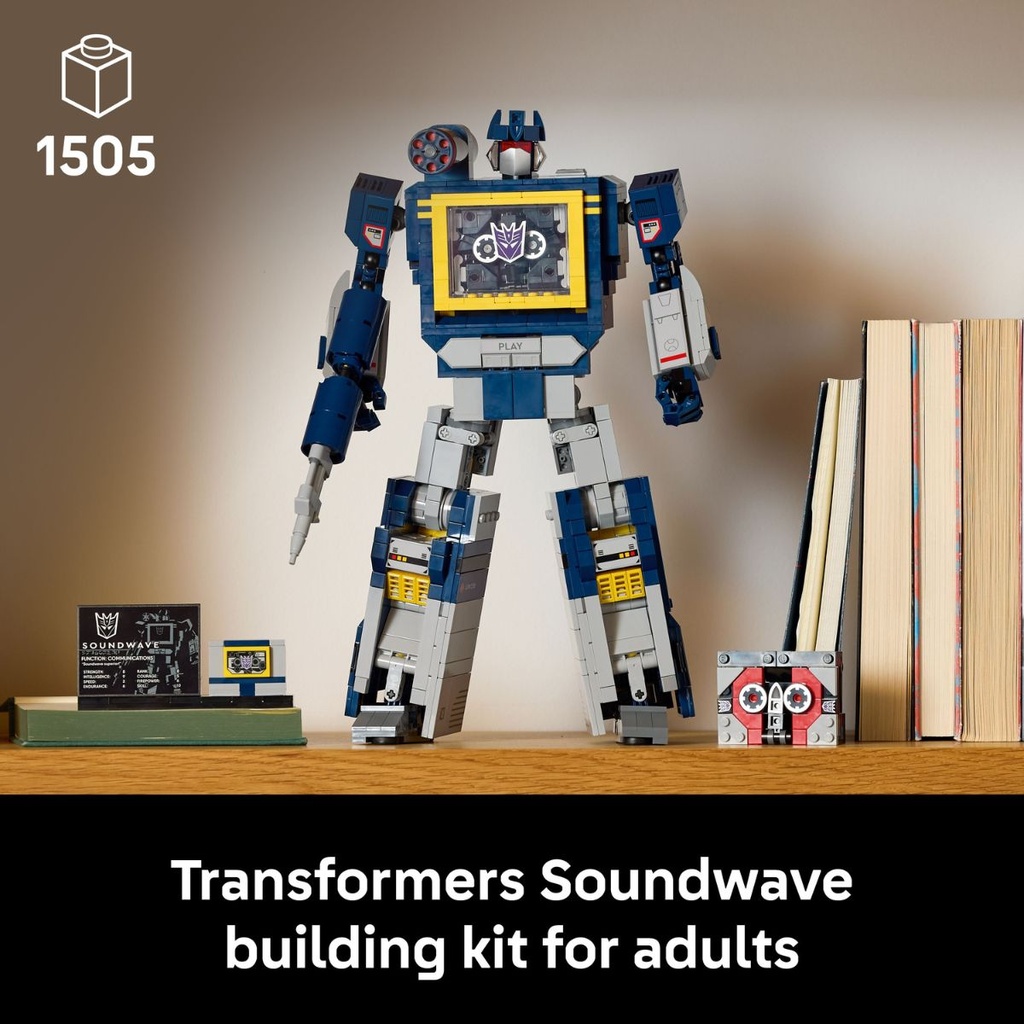 LEGO 10358 Icons Transformers Soundwave