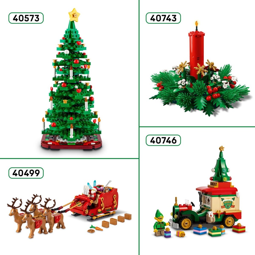 LEGO 40744 Christmas Ornament Selection