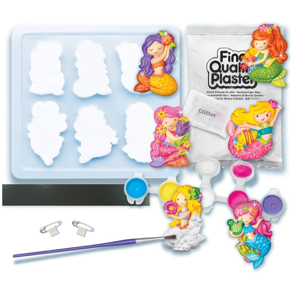 4M Mould and Paint Glitter Mermaid