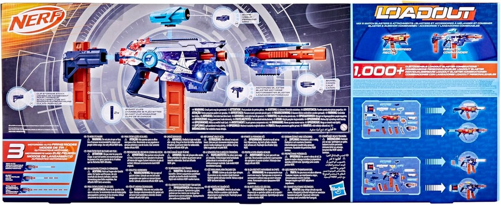 NERF Loadout Galactic Commander Motorized Blaster