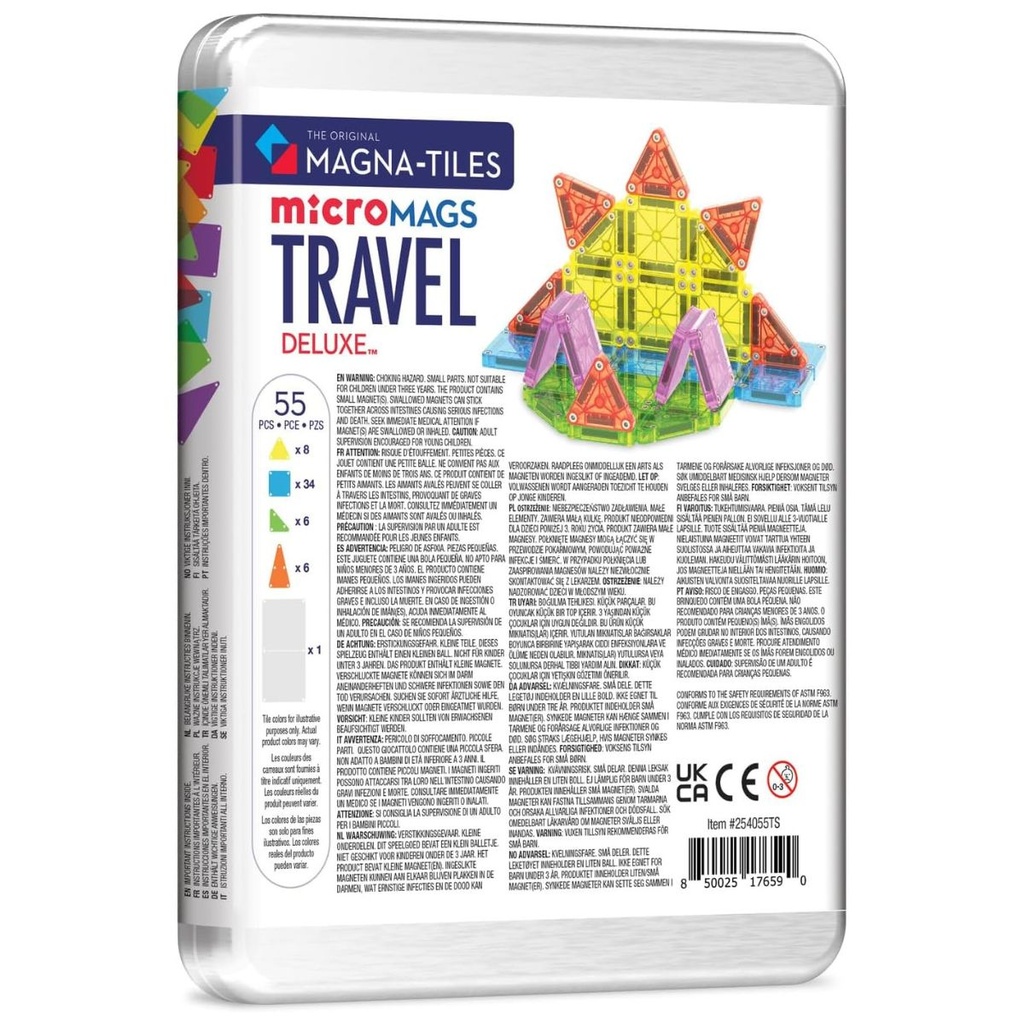 Magna Tiles MicroMAGS Travel Deluxe Set