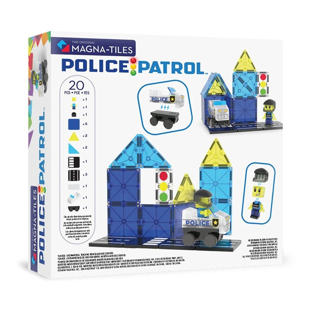 Magna Tiles Police Patrol