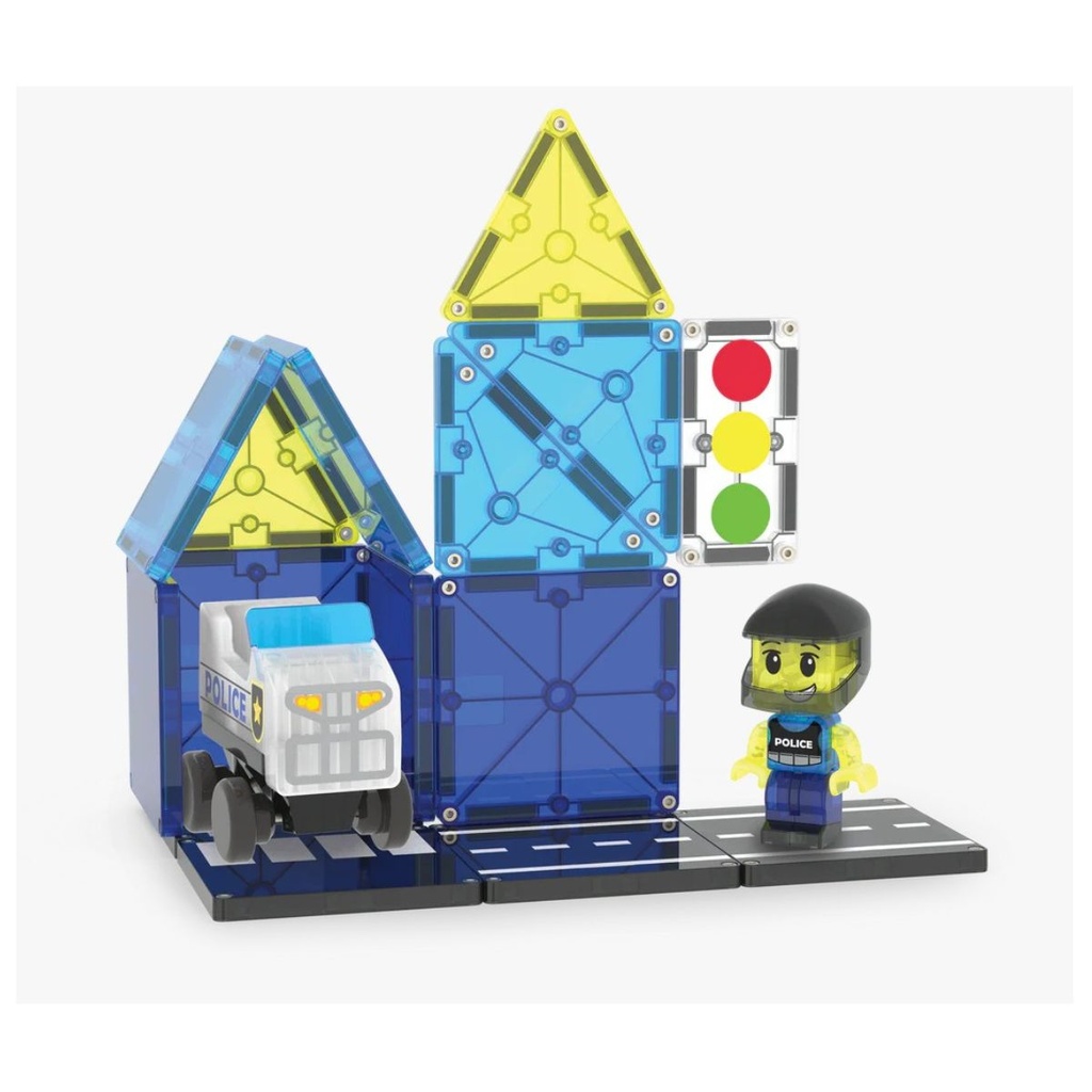 Magna Tiles Police Patrol