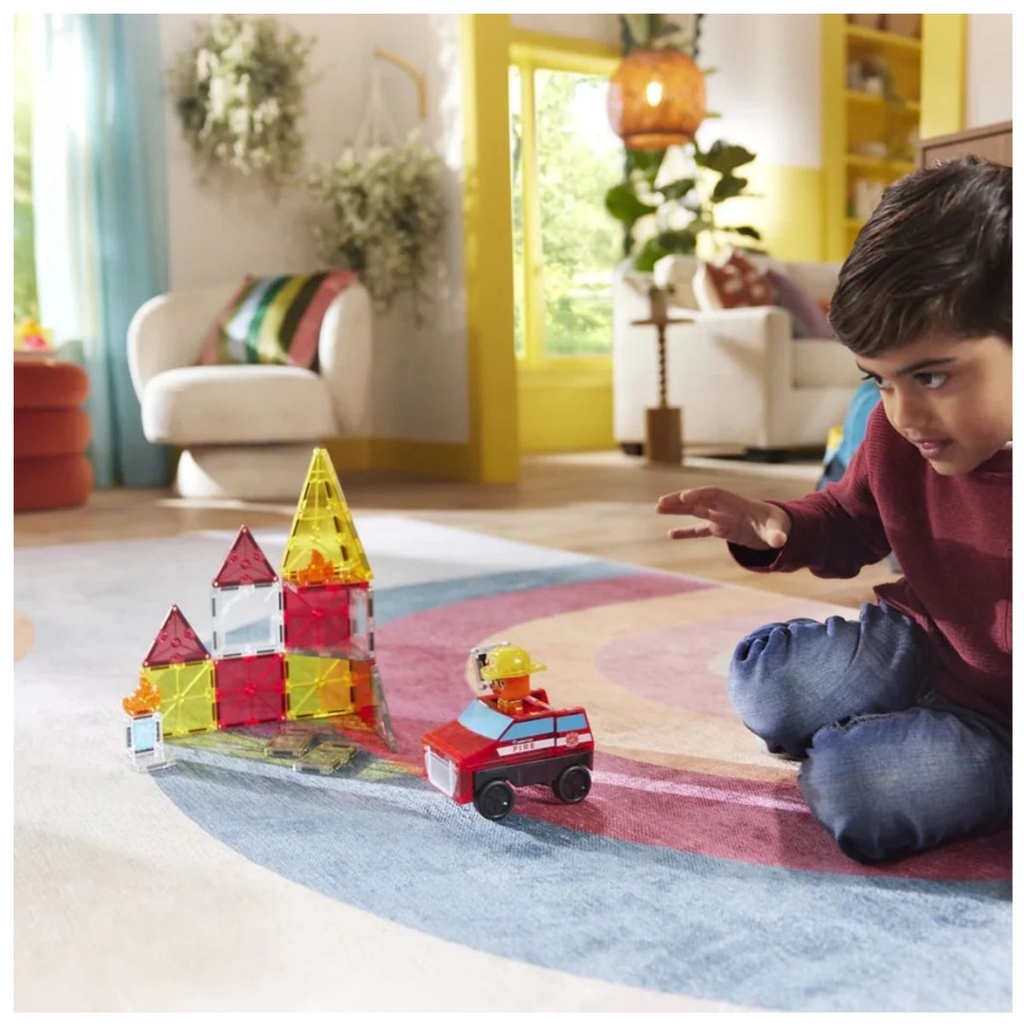 Magna Tiles Fire Rescue