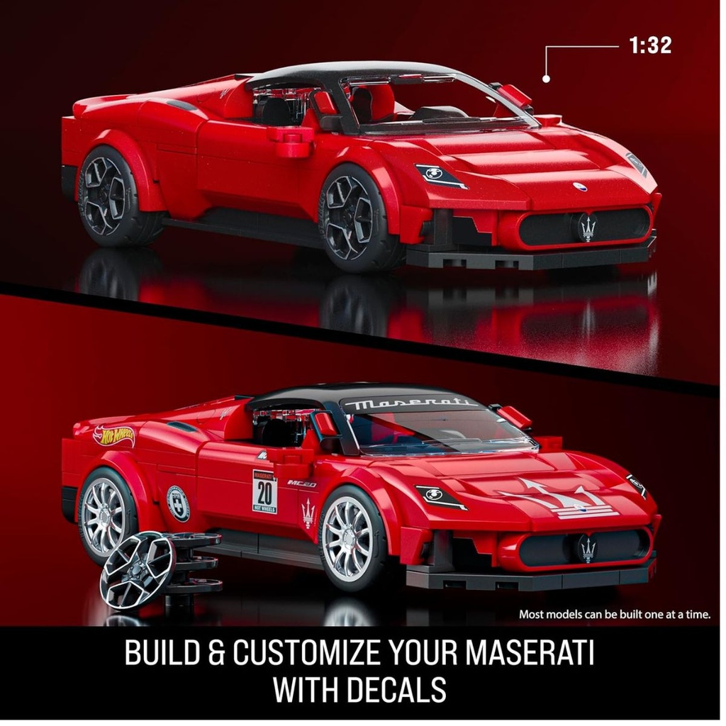 Hot Wheels Maserati MC20 Building Set