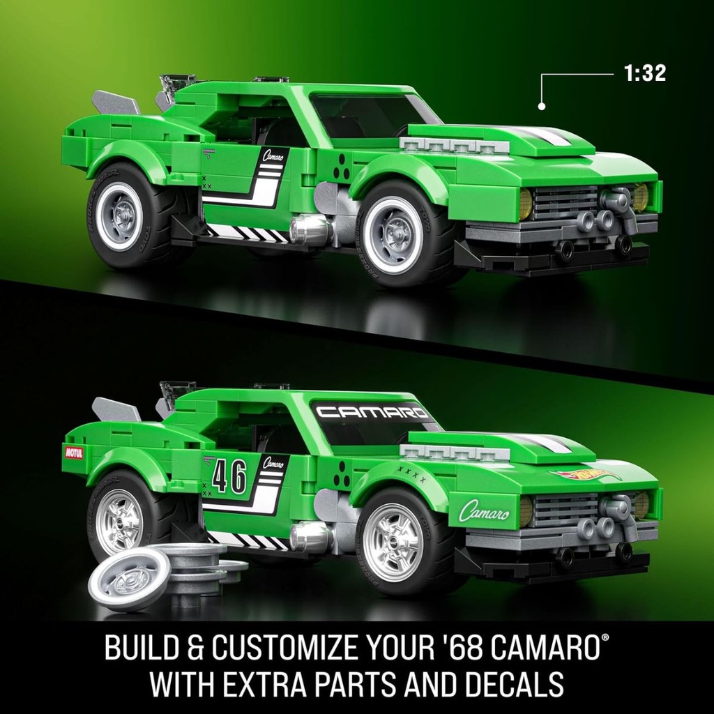 Hot Wheels Custom 68 Camaro Car Building Set