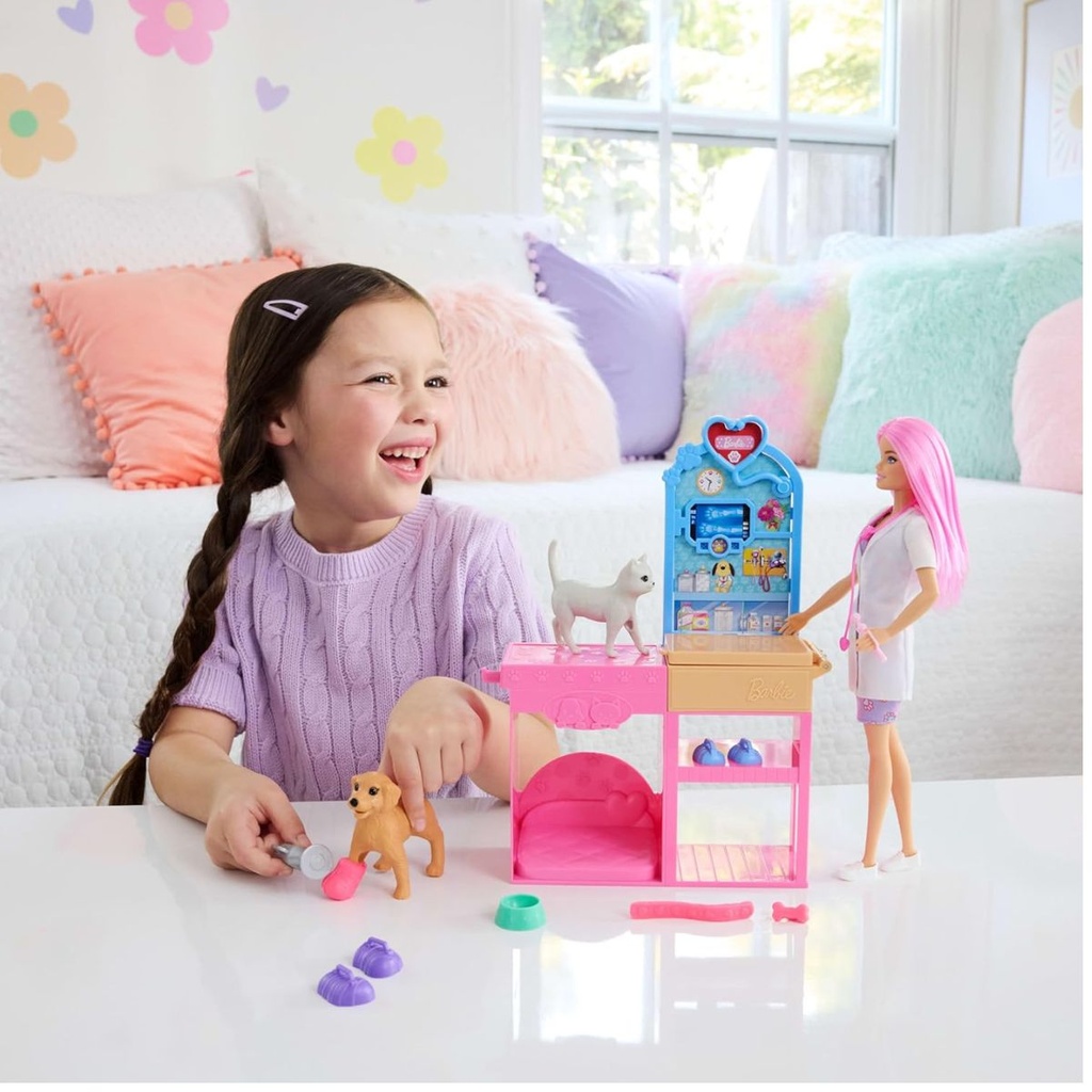 Barbie Career Pet Vet Playset