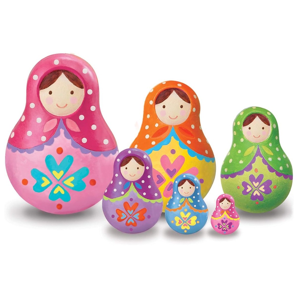 4M Paint your own Trinket Box Russian dolls