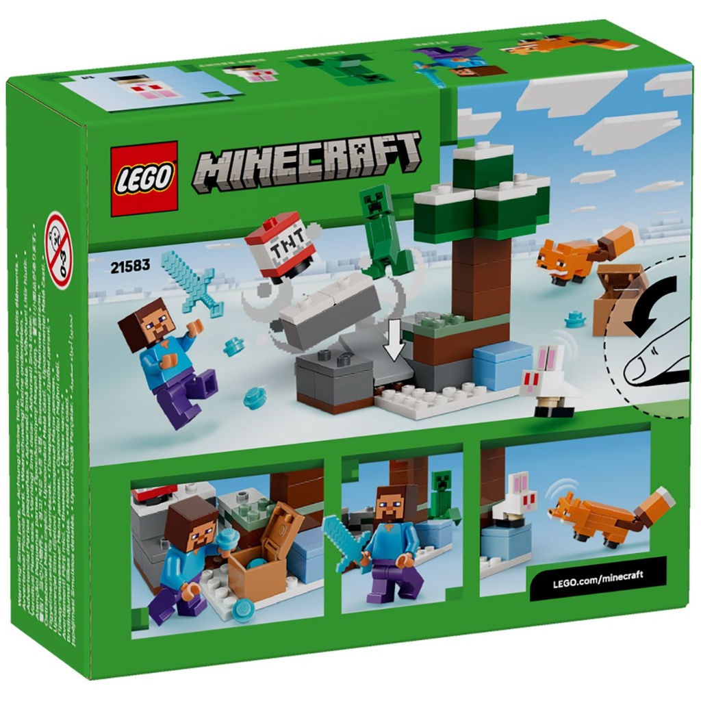 LEGO 21583 Minecraft Steve’s Taiga Adventure