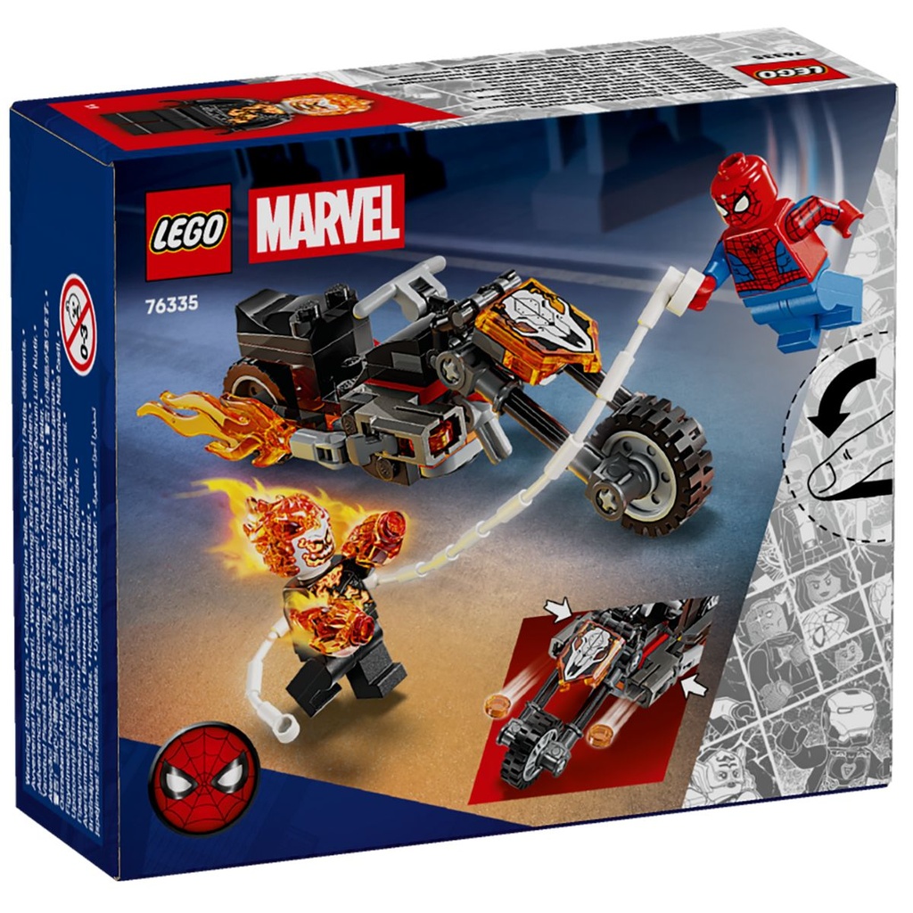 LEGO 76335 Marvel Spider-Man vs. Ghost Rider Motorcycle