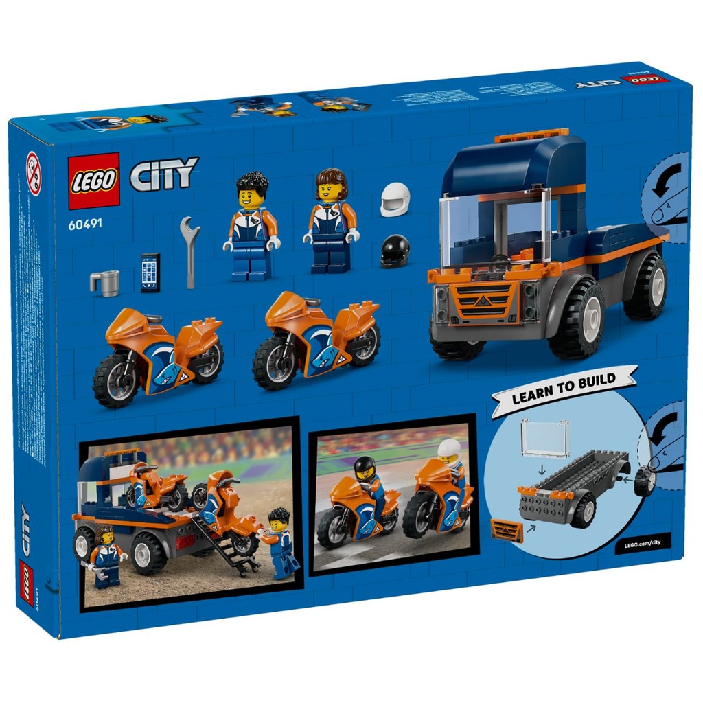 LEGO 60491 City Motorcycle Transporter