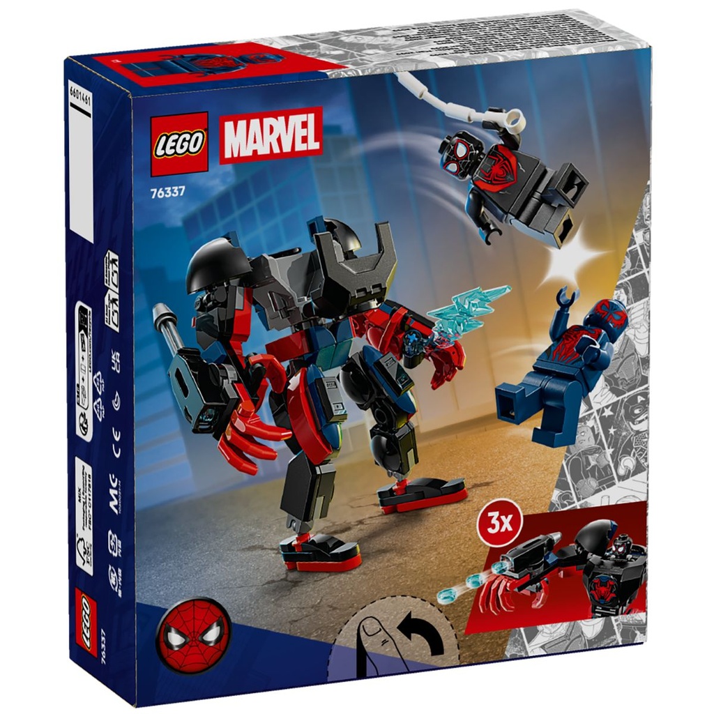 LEGO 76337 Marvel Miles Morales Mech vs. SpiderMan 2099