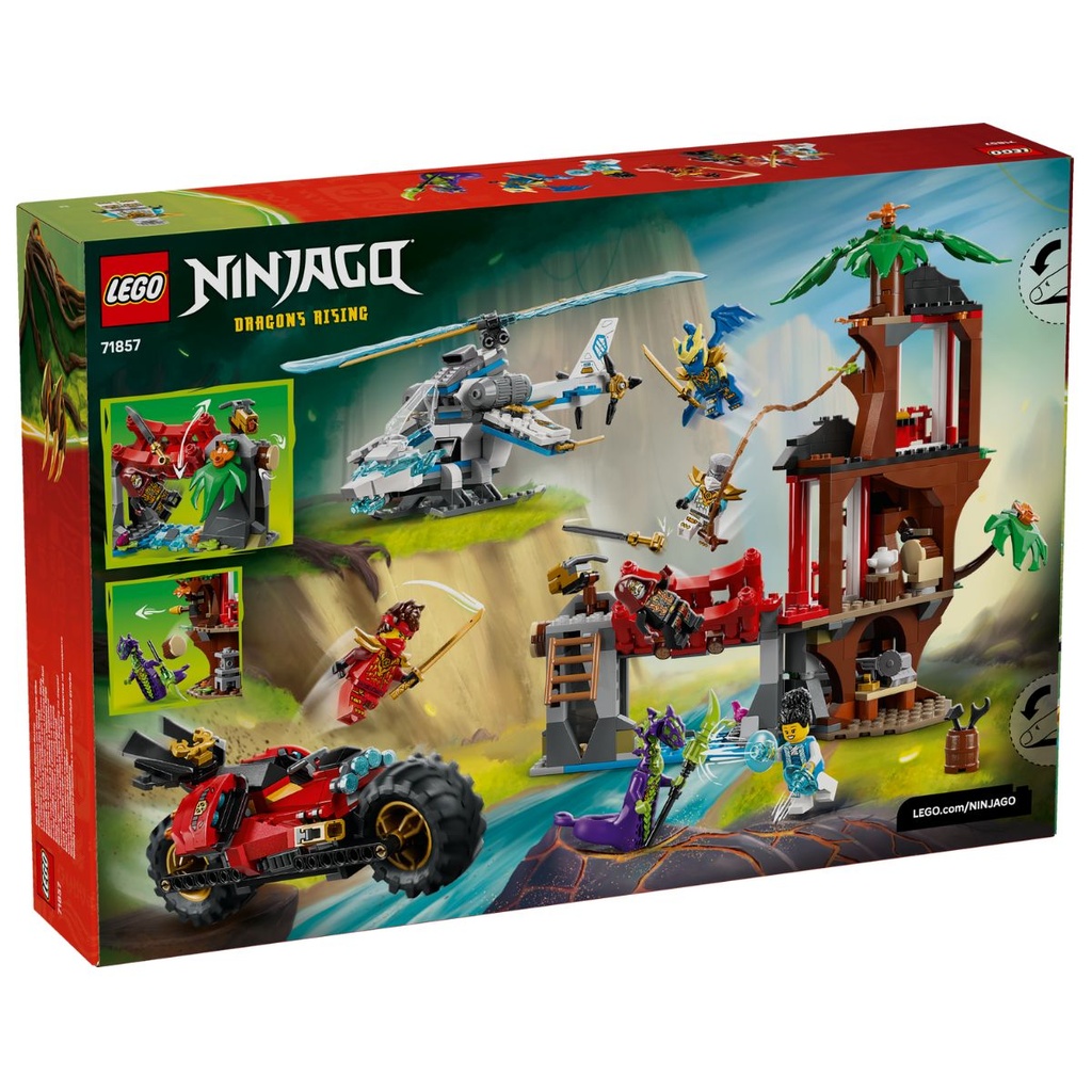 LEGO 71857 NINJAGO Ninja Vehicle Tree House Battle