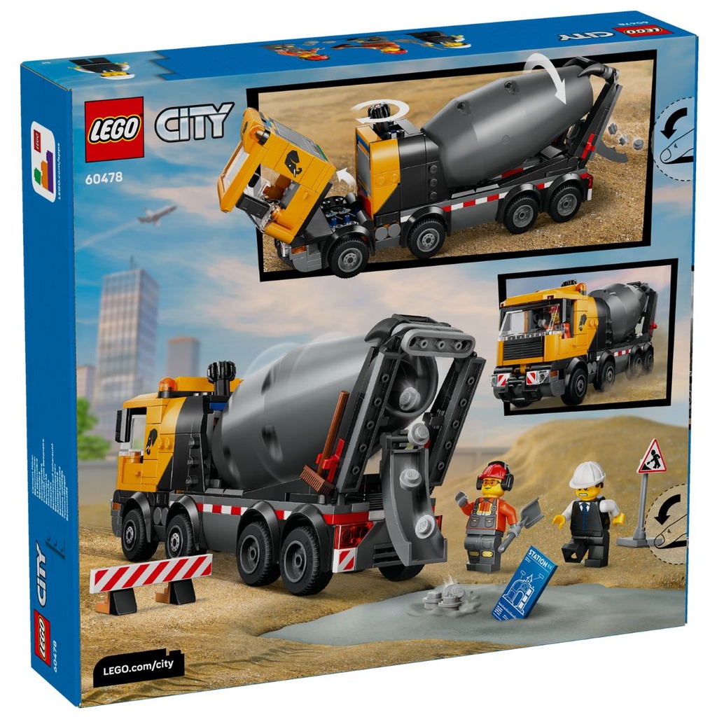 LEGO 60478 City Cement Mixer