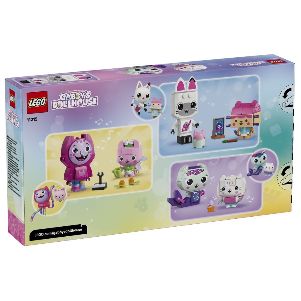 LEGO 11215 Gabby’s Dollhouse Gabby’s Brick-Built Cat Friends