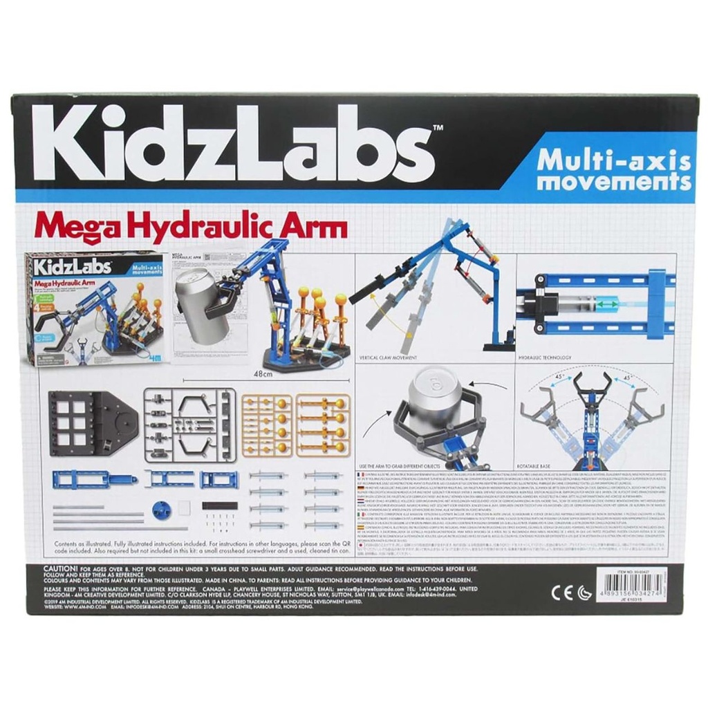 4M KidzLabs Mega Hydraulic Arm