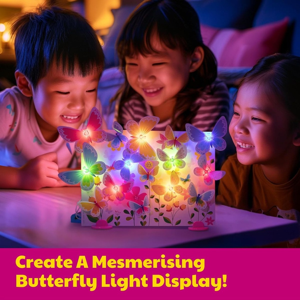 4M Glow 3D Butterfly Canvas