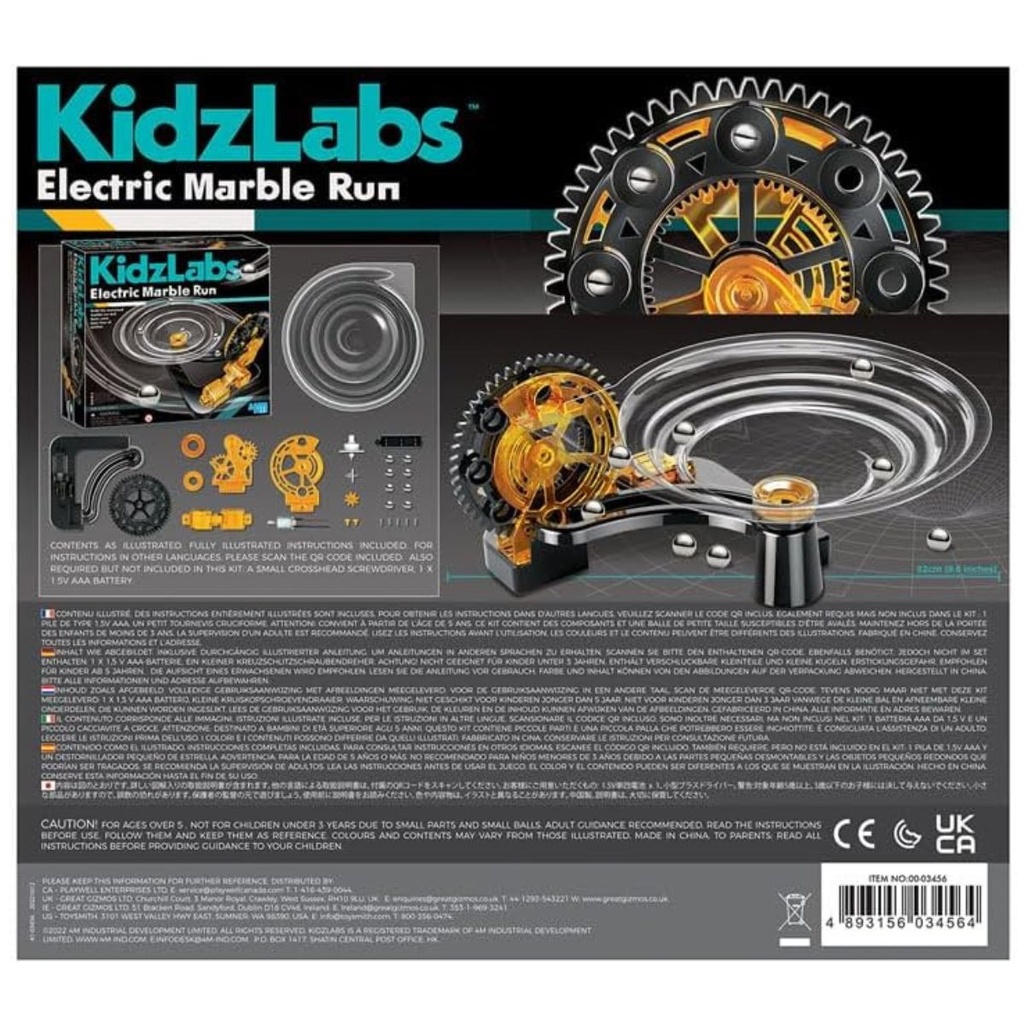 4M Kidzlabs Electric Marble Run