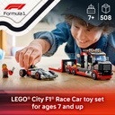 LEGO 60493 City F1 Display Truck with Audi F1 Race Car