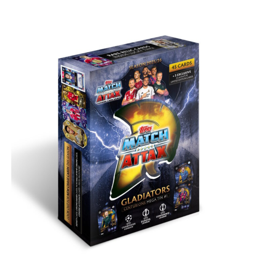 Topps Match Attax Champions League 2025/26 Mega Tin-Bundle of 4