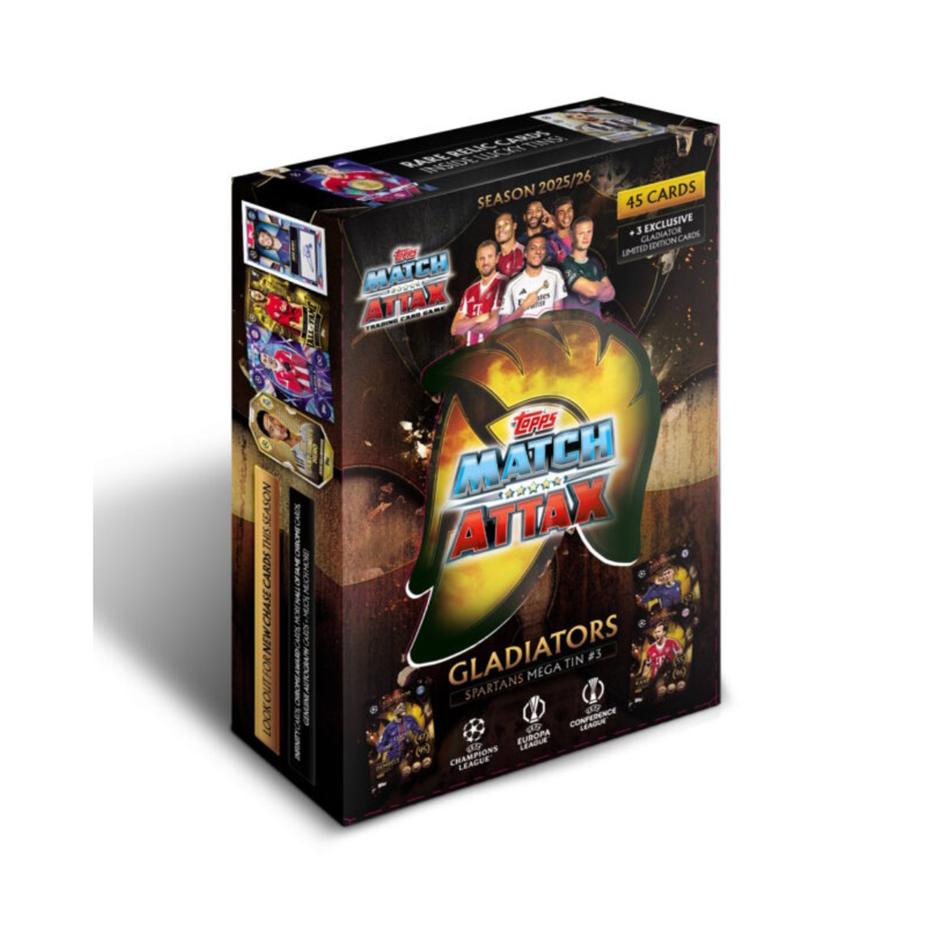 Topps Match Attax Champions League 2025/26 Mega Tin-Bundle of 4
