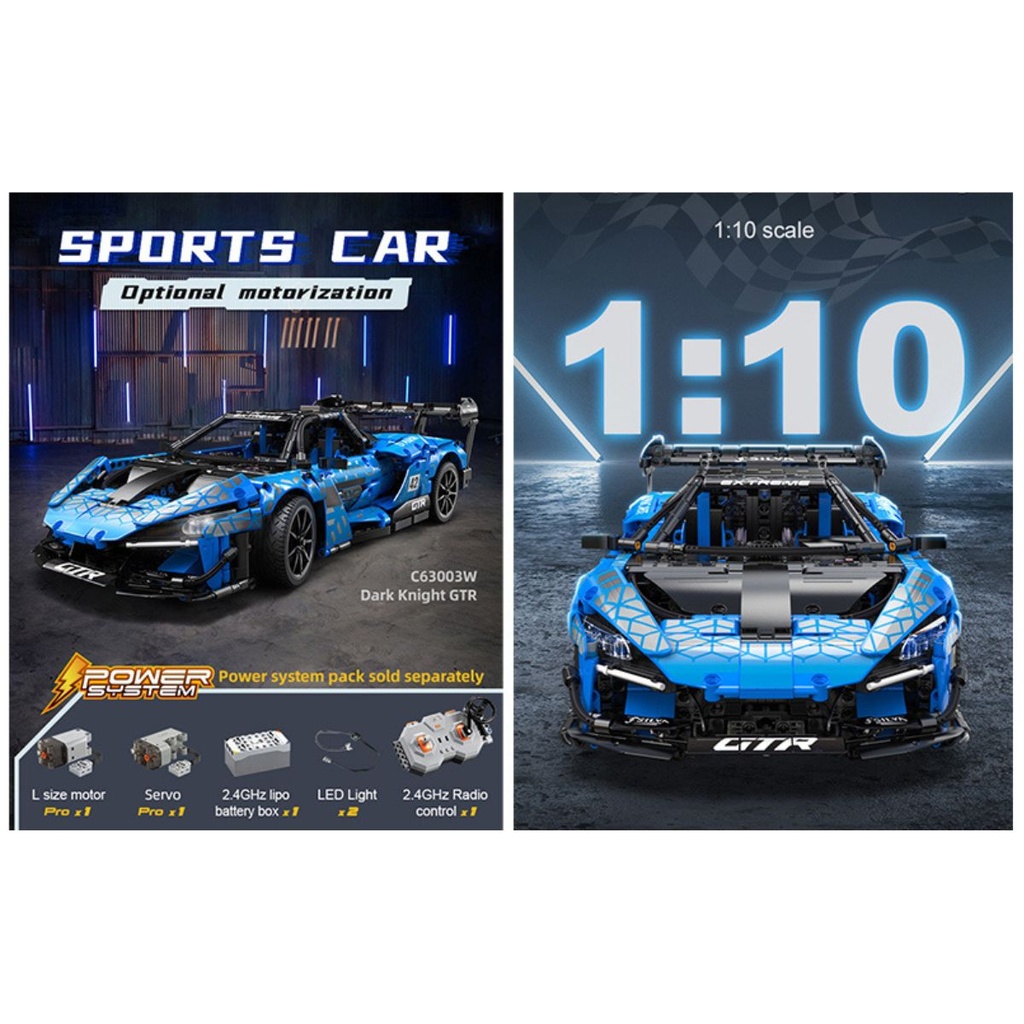 CaDA C63003W 1:10 Dark Knight GTR