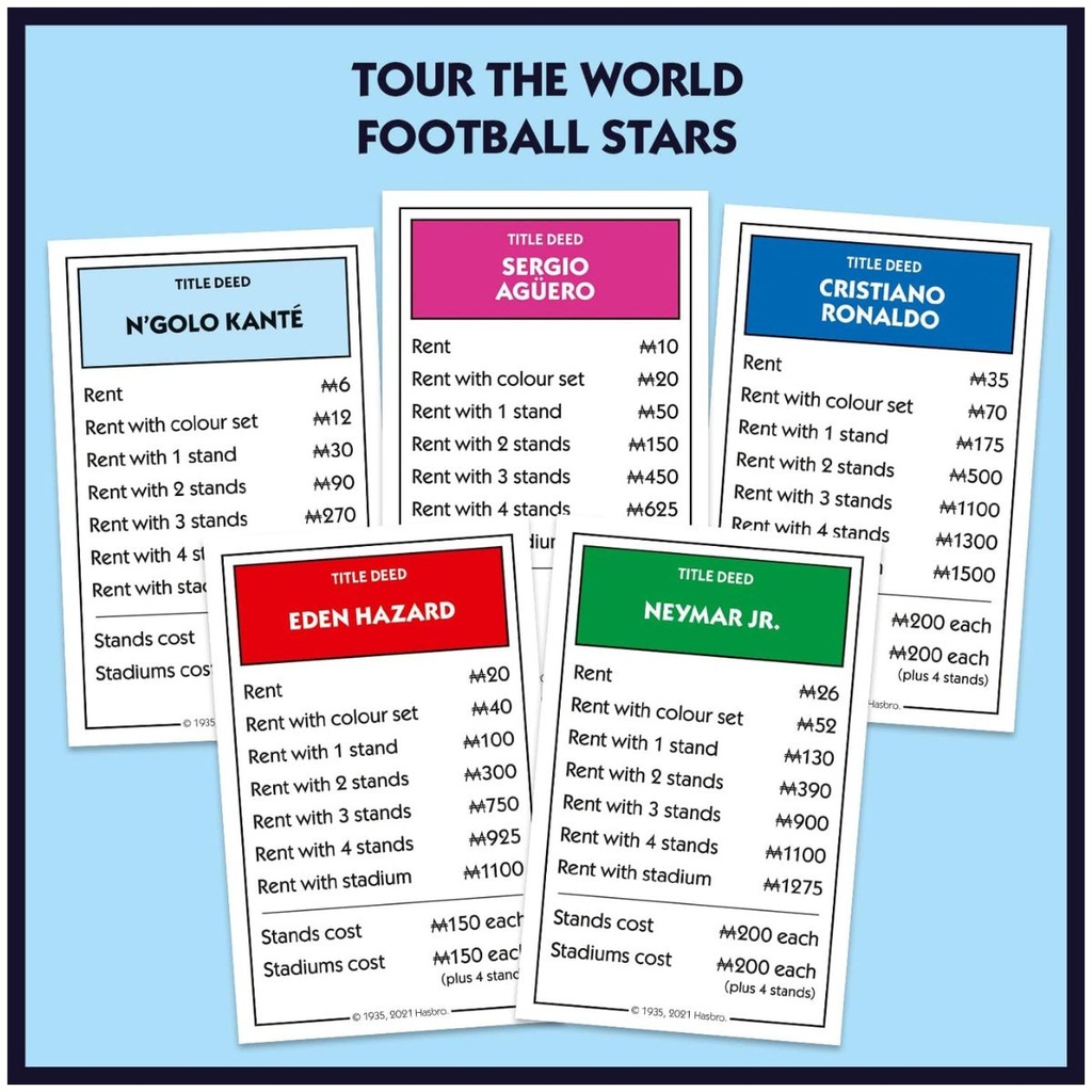 Monopoly World Football Stars