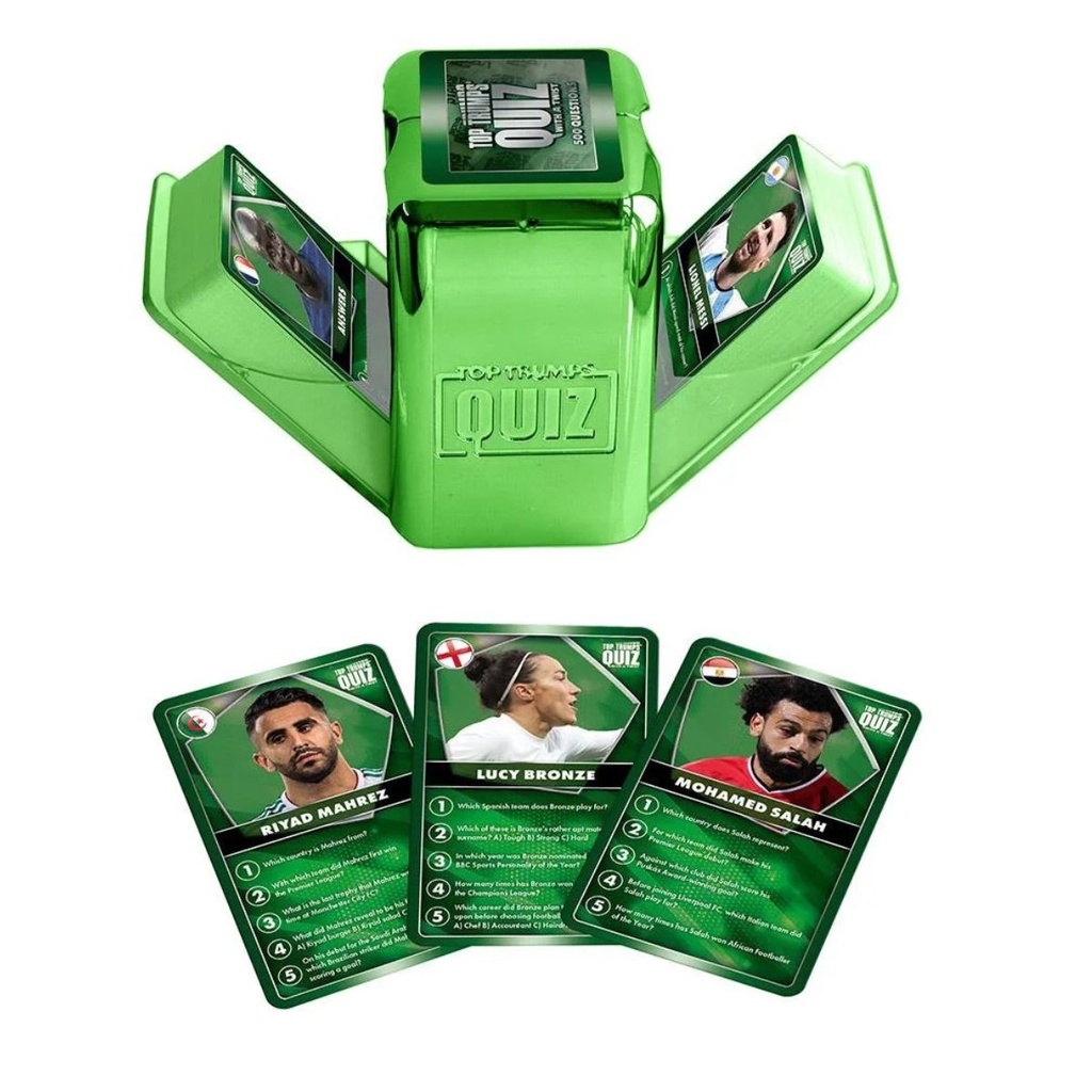 Top Trumps World Football Stars Quiz Game
