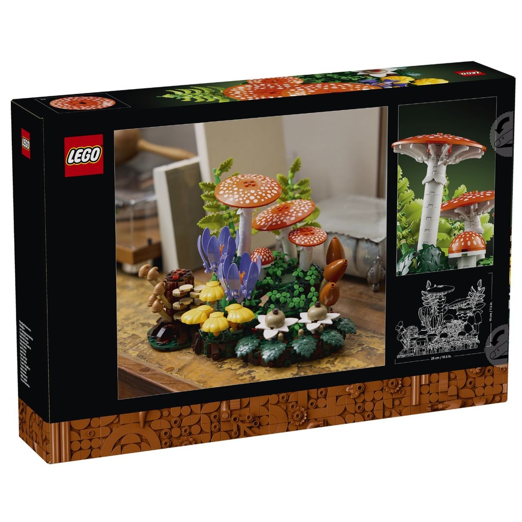 LEGO 11505 Botanicals Woodland Mushrooms