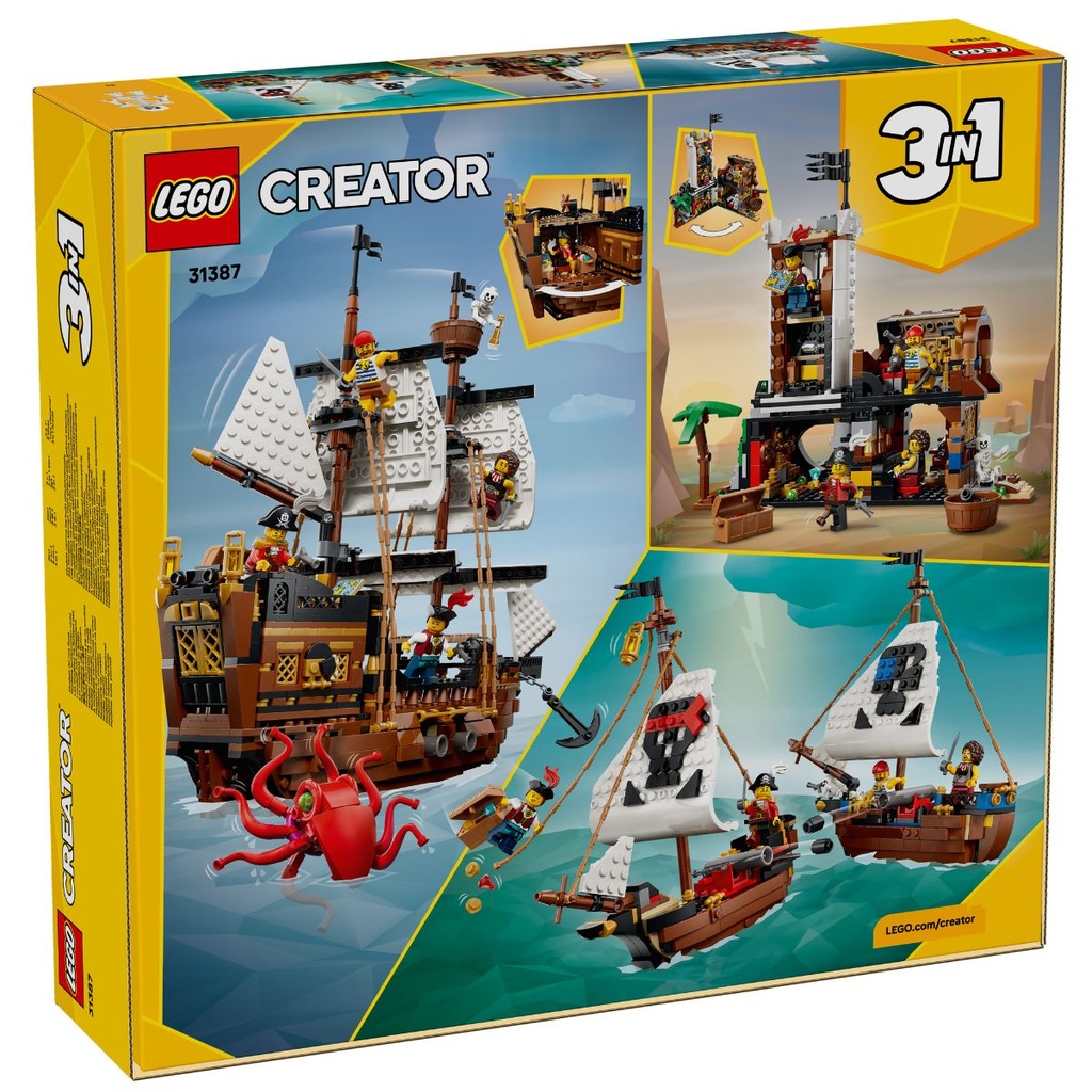LEGO 31387 Creator Iconic Pirate Ship