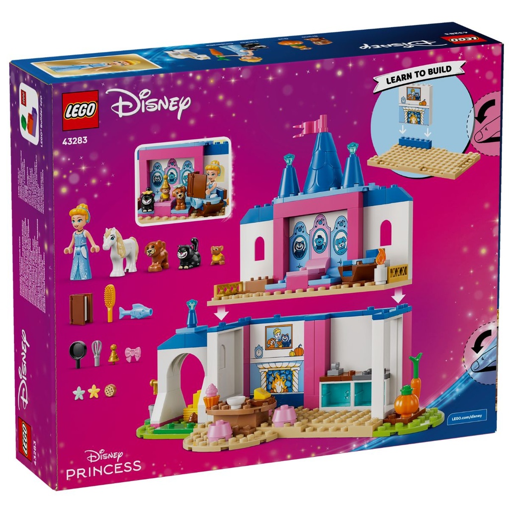 LEGO 43283 Disney Princess Cinderella Animal Friends Castle