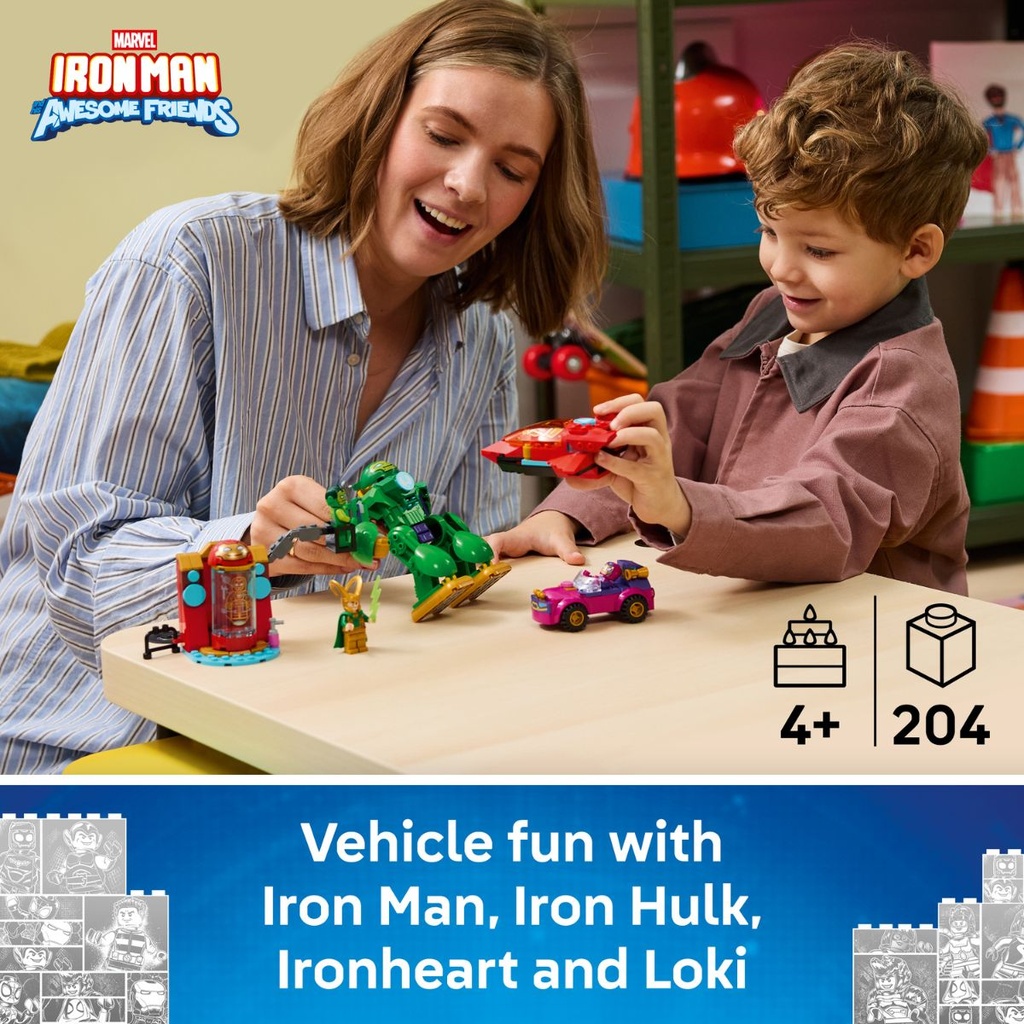 LEGO 11211 Marvel Iron Man N His Awesome Friends Loki vs. Team Iron Man