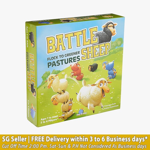 [803979008301] Blue Orange Battle Sheep