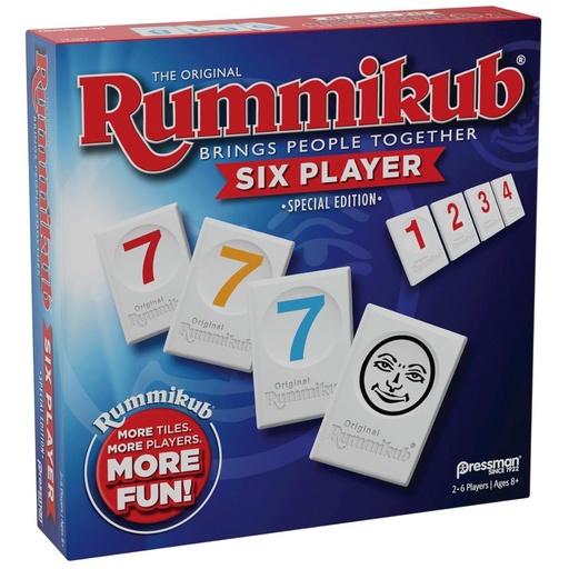[021853086485] Rummikub 6 Player Edition
