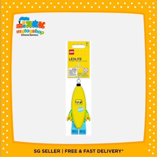 [4895028520724] LEGO Keychain Classic Banana Guy Keylight
