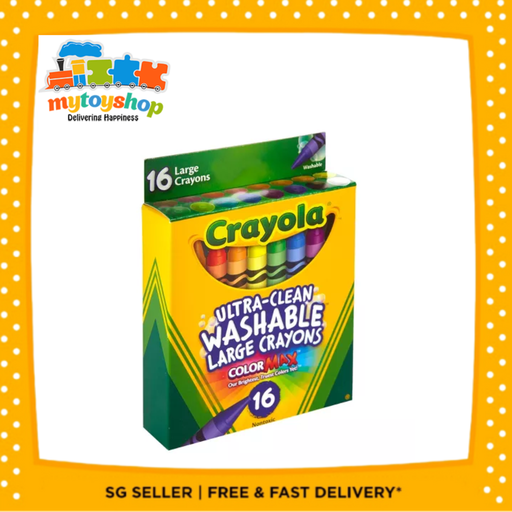 [071662032814] Crayola 16ct Ultra Clean Washable Large Crayons