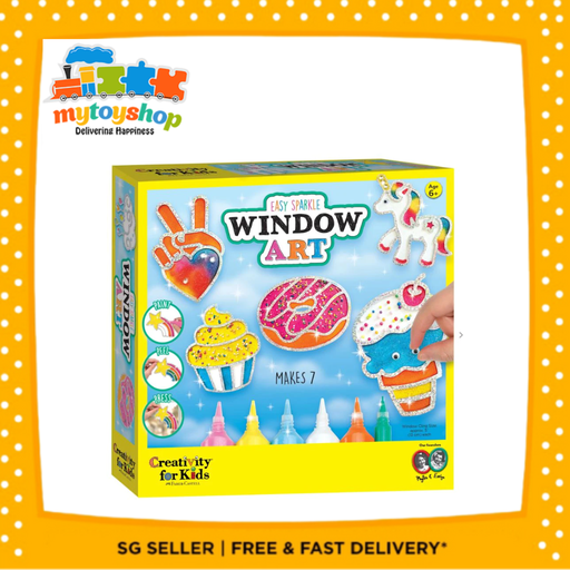 [092633317402] Creativity for Kids Rainbow Sprinkles Easy Sparkle Window Art