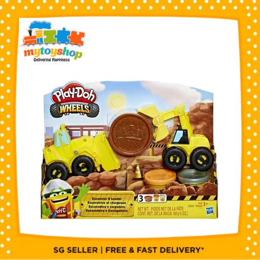 [5034294,630509764051] PlayDoh Wheels Excavator &amp; Loader