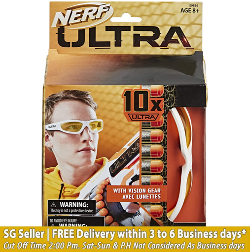 [630509951222] Nerf Ultra Vision Gear w/10 Darts