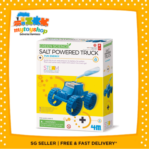 [5063409,4893156034090] 4M Green Science Salt Powered Truck