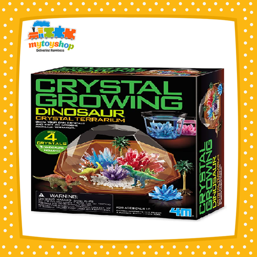 [4893156039262] 4M Dinosaur Crystal Terrarium