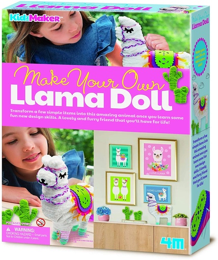 [5064755,4893156047557] Kidzmaker Mk Ur Own Llama Doll