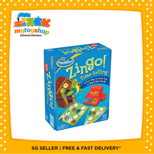 [5067705,019275077051] ThinkFun Zingo Time Telling