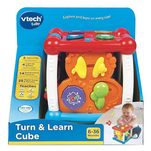 [3417761505038] VTech Turn n Learn Cube